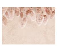Wallarena Papier peint photo intissé, Rose, 152x104cm | Papier peint intissé de haute qualité, motif végétal bohème, pour salon et chambre à coucher :