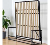 Wallbedking - Lit Escamotable 2 Personnes - 190cm x 140cm - Lit Mural Rabattable - Horizontal - Classique