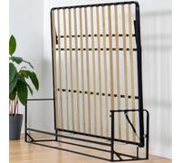 Wallbedking - Lit Escamotable 2 Personnes - 200cm x 180cm - Lit Mural Rabattable - Horizontal - Classique