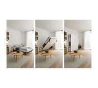 Wallbedking Lit escamotable Morphy Studio - SizeFlex & TypeFlex (140x190 cm, Vertical)
