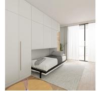 WallBedKing Morphy cadre de lit escamotable rabattable et gain de place - Lit Murphy modulaire pliant pour projets DIY et meubles