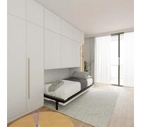 Wallbedking Morphy Integrated Lit Escamotable et Modulaire 100x200 cm Horizontal