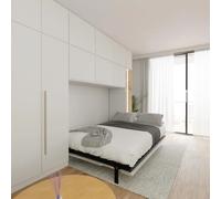 Wallbedking Morphy Integrated Lit Escamotable et Modulaire 140x200 cm Horizontal
