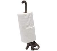 WallCharmers Porte-Serviettes en Papier Rustique en métal pour Sol ou comptoir, Dinosaure Rustique