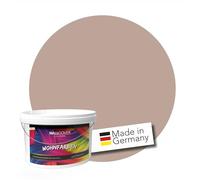 WALLCOVER Peinture murale de qualité supérieure | Marron Rose | 2.5L = 20m² | Pour les intérieurs à très haut pouvoir couvrant (classe 1) | Finition mate | Fabriquée en Allemagne