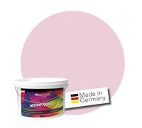 WALLCOVER Peinture murale de qualité supérieure | Rose | 1L = 8m² | Pour les intérieurs à très haut pouvoir couvrant (classe 1) | Finition mate | Fabriquée en Allemagne