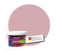 WALLCOVER Peinture murale de qualité supérieure | Rose | 5L = 40m² | Pour les intérieurs à très haut pouvoir couvrant (classe 1) | Finition mate | Fabriquée en Allemagne
