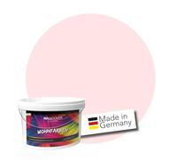 WALLCOVER Peinture murale de qualité supérieure | Rose Doux | Couleur pastel | 5L = 40m² | Pour les intérieurs à très haut pouvoir couvrant (classe 1) | Finition mate | Fabriquée en Allemagne