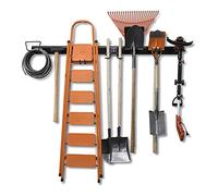Wallmaster Lot de 15 supports de rangement pour outils rangement mural pour outils de jardin support pour balais supports crochets de suspension max 1905 kg pour râteau pelle pelouse et jardin