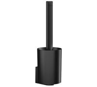 WallStoris Porte-brosse WC pour montage mural, Noir mat (27927670)