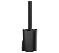 WallStoris Porte-brosse WC pour montage mural, Noir mat (27927670)