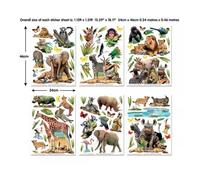 Walltastic 45439 Kit Decoratif Safari Dans La Jungle