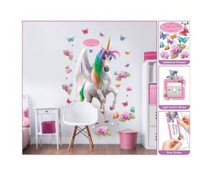 Walltastic 45996 Ensemble De Stickers Licorne Magique