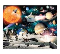 Walltastic 46511 Papier Peint Mural Aventure dans l Espace Bleu G