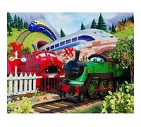 WALLTASTIC Papier peint mural Walltastic train aventure 305X244 CM Multicolors G