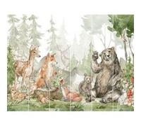 WALLTASTIC Papier peint Walltastic Les Animaux de la foret Forest friends - 305x244cm Multicolors G