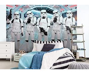 Walltastic Stormtrooper Papier peint à 6 panneaux, papier FSC, multicolore, 2,4 m de haut x 3 m de large, taille unique