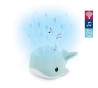Wally la baleine - Projecteur océan bébé avec sons & lumière Bleu