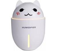 Walmeck Humidificateur d'air à Brouillard Diffuseur Ultrasonique de Parfum Portatif USB Multifonctionnel 3 en 1 Avec mini Ventilateur LED Pour Voiture de Bureau à Domicile en Plein Air G