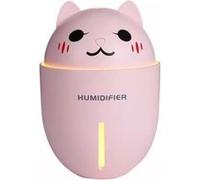 Walmeck Humidificateur d'air à Brouillard Diffuseur Ultrasonique de Parfum Portatif USB Multifonctionnel 3 en 1 Avec mini Ventilateur LED Pour Voiture de Bureau à Domicile en Plein Air G