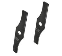 Walmeck Lame de -brosse à 2 Dents, Remplacement de Lame Tondeuse en Acier | Compatible avec la Plupart des -bordures, Bord épais pour des Coupes Nettes, Performances Antirouille et Résistantes à