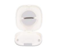 Walmeck Organisateur de Câble de Données Polyvalent, Enrouleur Câble Chargement Rotatif avec Support Téléphone pour Voyage, Maison et Bureau (Blanc)