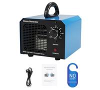 Walmeck Purificateur D'air Générateur O3, Machine à Portable pour L'élimination des Odeurs avec Minuterie 0-120 Minutes, pour la Maison, la Voiture, Chambre des Animaux D (10g et prise UE)