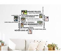 WALPLUS Stickers Muraux Decoration Murale Adhesif Mural Decoration Chambre Auto Adhésif Résistant à l'huile Imperméable à l'eau Réutilisable Amovible Maison Cuisine Salle de Bains 30x90cm