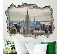 WALPLUS Stickers muraux muraux amovibles Motif tour Empire