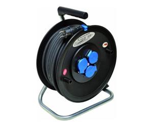 walther_werke Walther Werke Enrouleur de câble 16A 2P+T 230V 40m H07RN-F3G2,5 39100302400303 Quantité:1