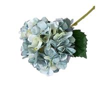 Wambere 6 pièces Fleur d'hortensia artificielle, réaliste à longue tige unique en soie - Bouquets de fleurs pour arrangements floraux DIY, décorations de mariage, décoration de maison, centres de