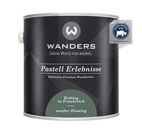 Wanders Peinture murale mate mate pour meubles de cuisine et meubles de cuisine, 2,5 l, entrée en douceur, vert marin, fort pouvoir couvrant, séchage rapide