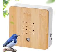 WANDGU Boîte moderne de chant d'oiseaux relaxant pour salle de bain, spa, avec support mural et détecteur de mouvement