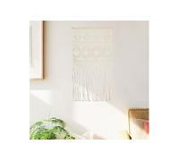Vidaxl Cintre Mural En Macramé 40x80 Cm Coton Multicolore