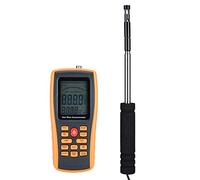 Wandisy Cadeaux de mai Anémomètre - Anémomètre de jauge de température de la Vitesse du Vent à Fil Chaud Portable numérique GM8903 avec Affichage LCD numérique