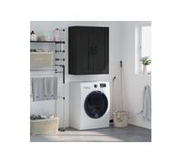 vidaXL Armoire Murale Noir 69,5x34x90 cm Bois d'ingénierie