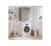 vidaXL Armoire murale sonoma gris 69,5x34x90 cm