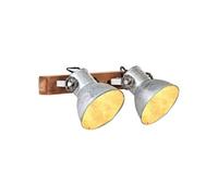Vidaxl Lampe Murale Industrielle Argenté 45x25 Cm E27