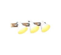 Vidaxl Lampe murale industrielle - Blanc/Marron