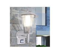 vidaXL Lampe murale extérieure avec capteur Acier inoxydable