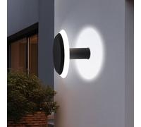 Wandleuchte Extérieure Globo Murale Jardin Terrasse Gris ALU LED 20 cm IP54