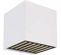 Wandleuchte Extérieure LED Alu Verre IP54 Blanche Spotleuchte BigLight Globo