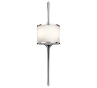 Wandleuchte pour Salle de Bain Arya en Chrome B : 20cm Art Nouveau Lumière Lampe