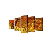 Wandprintset esdoorn 100x50 cm canvas241576