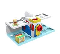 Wandregal, kompatibel mit dem Little Tikes Story Dream Machine Bücher-Starter-Set,für Storytime Spielmaschine （Blau&Weiß）