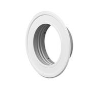 Wandrosette Wandflansch Rosette Ø 100 mm 10 cm RM weiß Flansch Alu-Flex-Rohr Thermoflex Flexrohr Aluflex Metallflansch Hitzebeständig