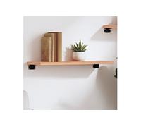 Wandschap 60x20x2 cm behandeld massief eikenhout lichtbruin363641
