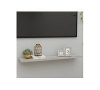 Vidaxl Etagère Murale Flottante Gris Béton 120x23,5x3,8 Cm Mdf