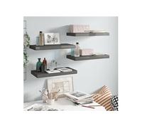 vidaXL Étagères Murales Flottantes - Gris 50x23cm