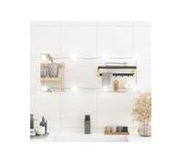 Wandspiegel met LED's rechthoekig 30x80 cm glas3189150